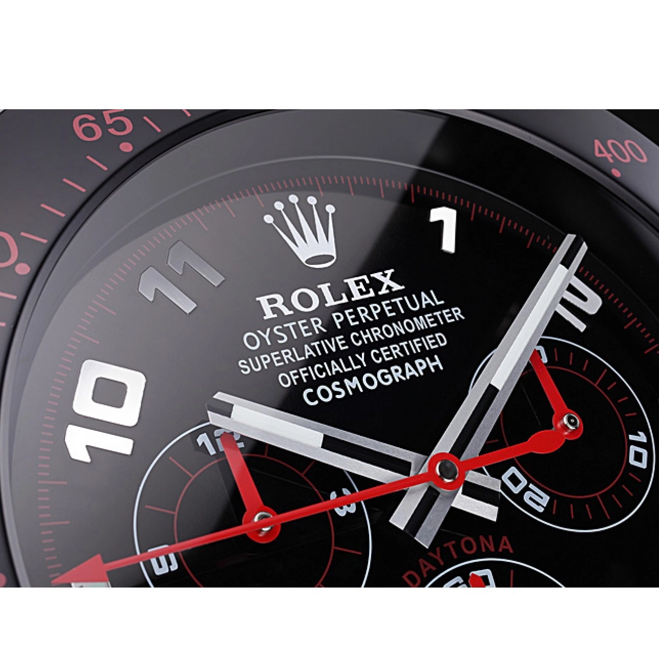 Aaa replica watch Rolex Clock Cosmograph 621908 Wall Daytona Black-Red 0628